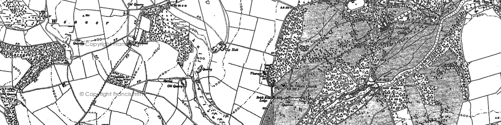 Old map of Cophall Fm in 1902
