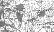 Old Map of Copt Hewick, 1890