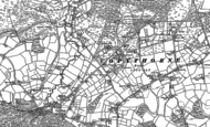 Old Map of Copythorne, 1895 - 1896