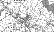 Old Map of Corpusty, 1885