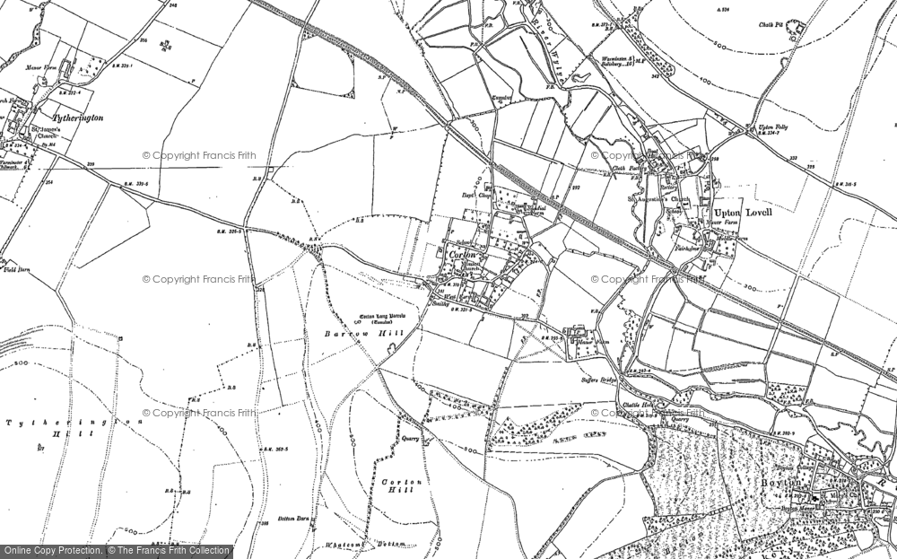 Old Map of Corton, 1899 - 1900 in 1899