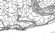 Old Map of Coryton, 1895