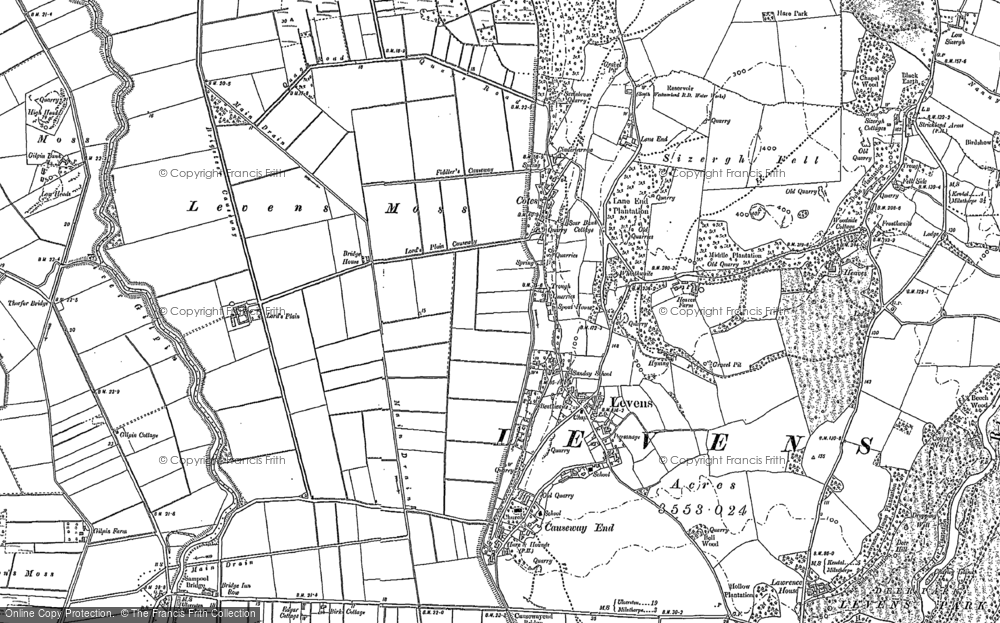 Old Map of Cotes, 1897 in 1897