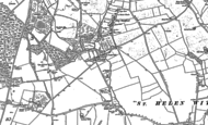 Old Map of Cothill, 1898 - 1911