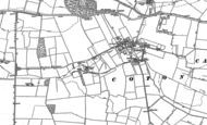 Old Map of Coton, 1886 - 1901