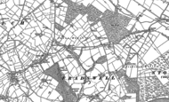Old Map of Coton Hayes, 1881