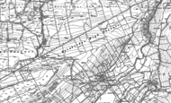 Old Map of Countersett, 1892