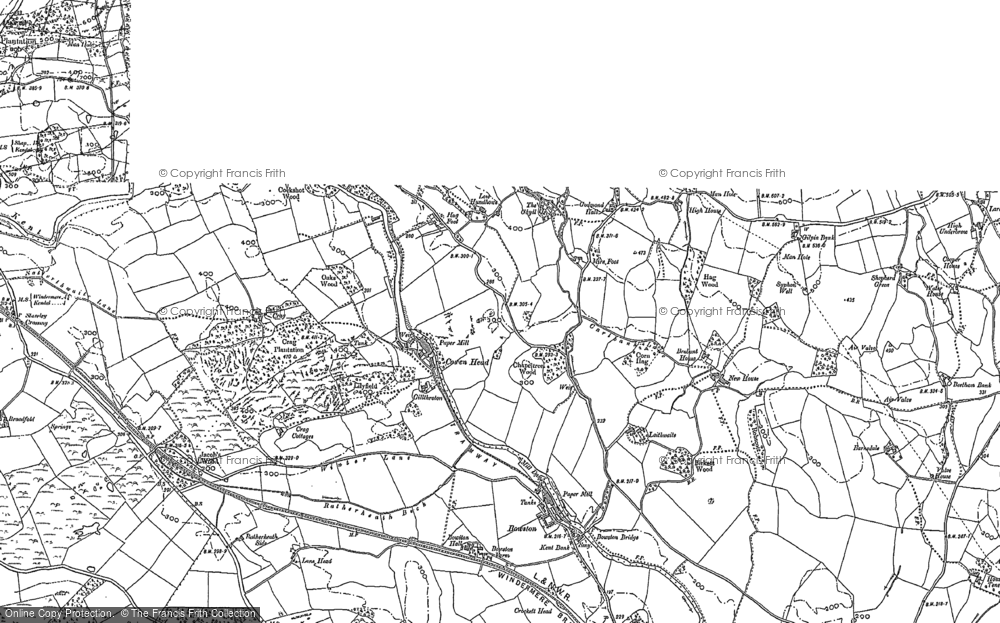 Old Map of Cowan Head, 1897 in 1897
