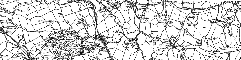 Old map of Cowan Head in 1897
