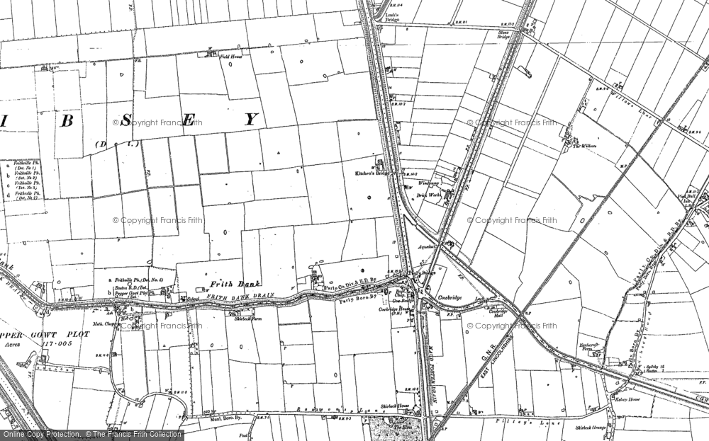 Old Map of Cowbridge, 1887 - 1888 in 1887