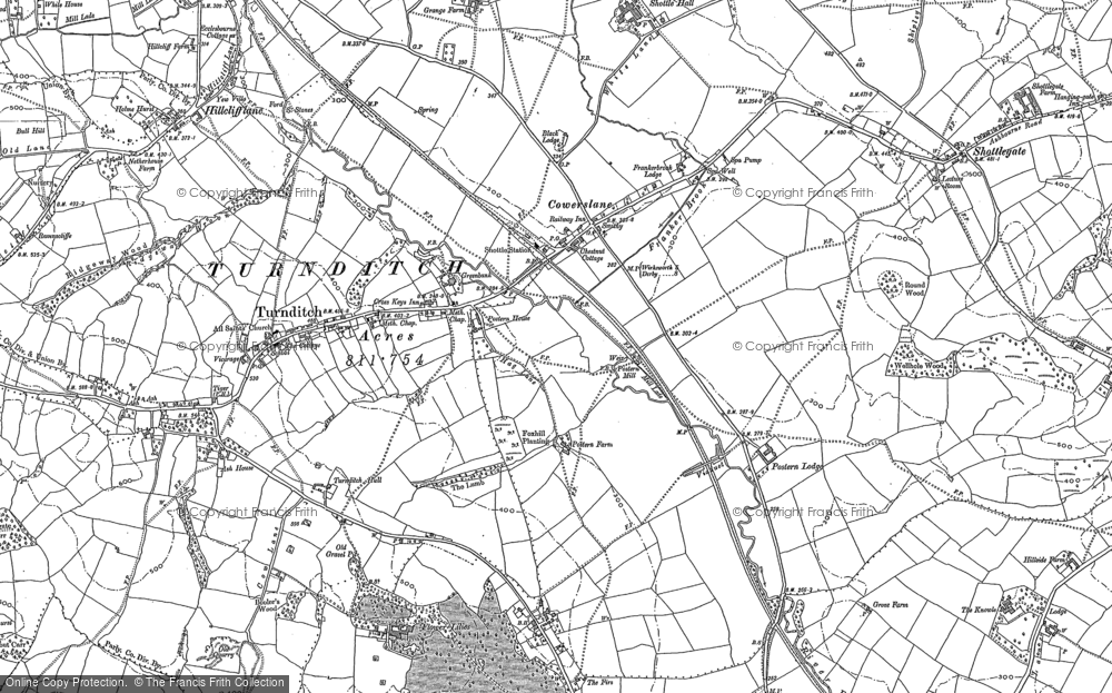 Old Map of Cowers Lane, 1879 - 1880 in 1879