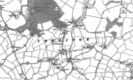 Old Map of Cowlinge, 1884 - 1902