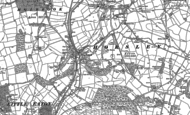 Old Map of Coxbench, 1880 - 1881