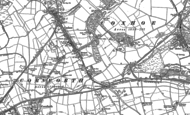 Old Map of Coxhoe, 1896