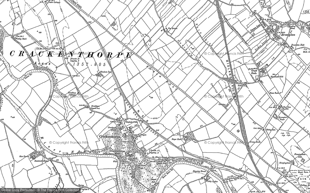 Old Map of Crackenthorpe, 1897 in 1897