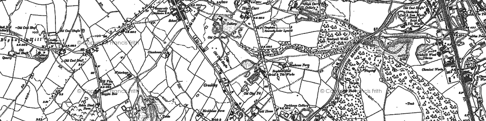 Old map of Chatterley in 1898