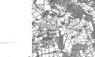 Old Map of Cradley, 1885 - 1903