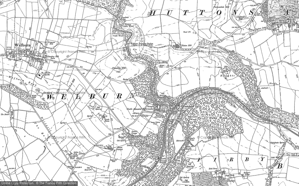 Old Map of Crambeck, 1888 - 1891 in 1888