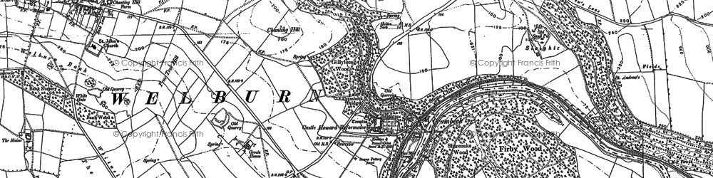 Old map of Crambeck in 1888