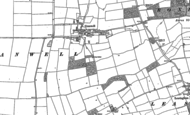 Old Map of Cranwell, 1886 - 1887