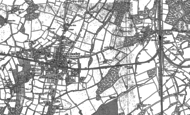 Old Map of Crawley, 1895 - 1909