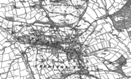 Old Map of Crediton, 1887 - 1888
