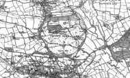 Old Map of Creedy Park, 1887 - 1888