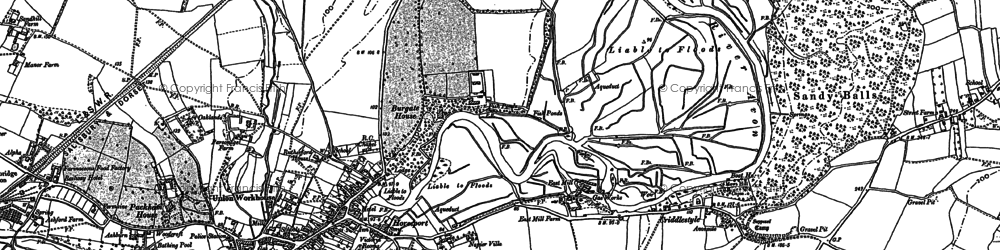 Old map of Criddlestyle in 1908