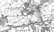 Old Map of Cringleford, 1881 - 1905
