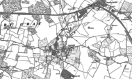 Old Map of Crockenhill, 1895