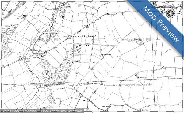 Old Map of Crockleford Heath, 1896 in 1896