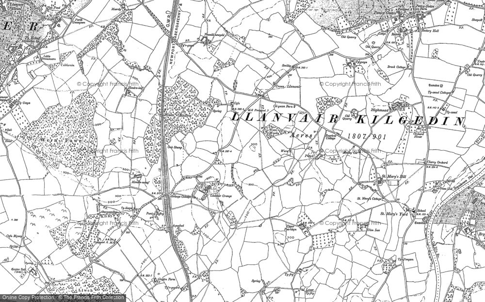 Croes Llanfair, 1899