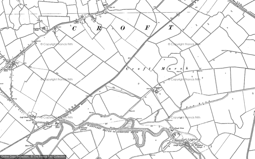 Old Map of Historic Map covering Seacroft in 1904