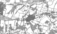 Old Map of Crookham, 1909