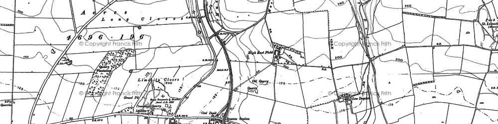 Old map of Crossgates in 1889