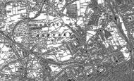 Old Map of Crouch End, 1894 - 1896