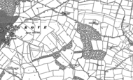 Old Map of Crow Holt, 1884 - 1898