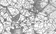 Old Map of Crowcombe, 1886