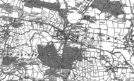 Old Map of Crownhill, 1884 - 1912