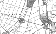 Old Map of Croxby, 1887