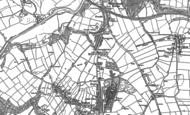Old Map of Croxdale, 1895 - 1896