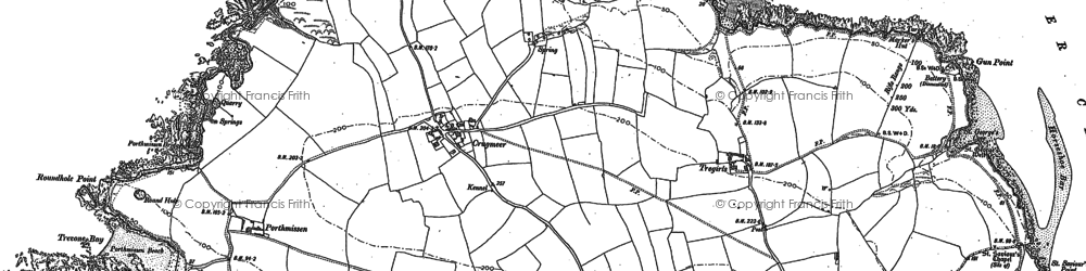 Old map of Butter Hole in 1905