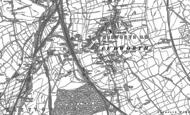 Old Map of Cudworth, 1851 - 1891