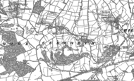 Old Map of Cudworth, 1886