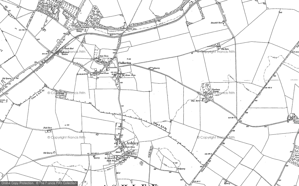 Old Map of Culkerton, 1898 - 1901 in 1898