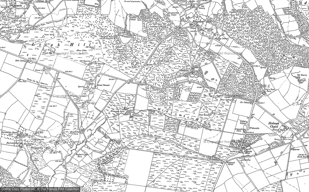 Old Map of Culmhead, 1903 - 1929 in 1903