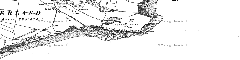 Old map of Bembridge Fort in 1907