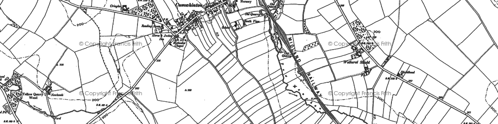 Old map of Cumwhinton in 1899