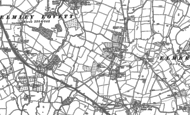 Old Map of Cutnall Green, 1883