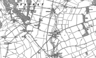 Old Map of Cutsdean, 1883